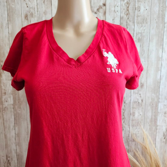 Women's U.S. Polo Assn. Dress S Red - Picture 2 of 6